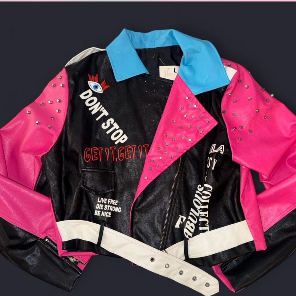 Motosport Faux Leather Jacket